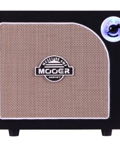 MOOER Electric Guitar Practice Amp, Combo Amplifier 15W with 3 Band Equalization, 9 Digital Amp Models, 6.5″Speaker, Headphone Output, for Electric Guitar and Bass - Hornet Black