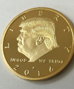 Donald Trump 2016 24kt Gold Plated EAGLE Presidential Commemorative Coin 30mm by Aizics Mint 7 81mK3e3QbHL