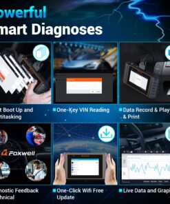 FOXWELL OBD2 Scanner NT716, 9+ Resets Auto Scan Tool ABS SRS Transmission Engine Diagnostic Code Reader Free Update Injector Coding/D-P-F/BMS/ABS Bleeding/Oil Light/EPB/TPMS/SAS/Throttle Relearn 2023 25 81mKjRq2TWL