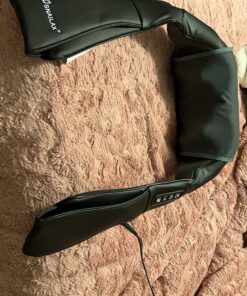 Snailax Shiatsu Neck and Shoulder Massager - Back Massager with Heat, Deep Kneading Electric Massage Pillow for Neck, Back, Shoulder,Foot,Body Black 632 42 81mKvAF93LL