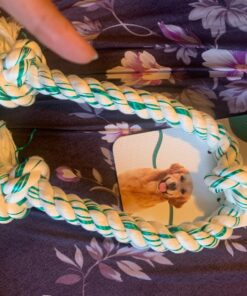 Booda Fresh N Floss 3 Knot Tug Rope Dog Toy, X-Large, Spearmint 37 81mMui18OVL