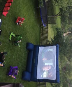 Gemmy 39127-32 - Airblown - Movie Screen - 120"x70" Widescreen Deluxe w/Storage Bag - Blue Outdoor Inflatable Deluxe Movie Screen 48 81mN6d3TUUL