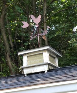 SWEN Products Rooster Chicken Weathervane (Roof Mount Included) Roof Mount 25 81mNrcLtBhL
