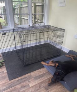 BalanceFrom Puzzle Exercise Mat with EVA Foam Interlocking Tiles for MMA, Exercise, Gymnastics and Home Gym Protective Flooring, Multiple Sizes Black 1/2" Thick, 24 Square Feet 39 81mPUYH gHL