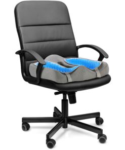 Ziraki Office Car Seat Cushion - Memory Foam - Orthopedic Luxury & Large Chair Pillow | for Back Pain - Helps with Sciatica Back, Tailbone Pain - Office Chair Car Seat Pillow +Cooling Gel Add On 19 81mPlfYTr7L