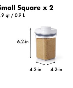 OXO Good Grips 10-Piece Airtight Food Storage POP Container Value Set, Standard Packaging,White,10 Piece 25 81mPovywvBL