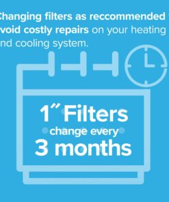 Filtrete 16x20x1 Air Filter, MPR 300, MERV 5, Clean Living Basic Dust 3-Month Pleated 1-Inch Air Filters, 6 Filters 18 81mQ rerlyL