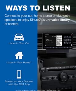 SiriusXM SXEZR1V1 Onyx EZR Satellite Radio with Vehicle Kit - Enjoy SiriusXM in Your Existing Car Stereo and Beyond with This Dock and Play Radio Satellite Radio + Vehicle Kit 23 81mQIE6AyAL