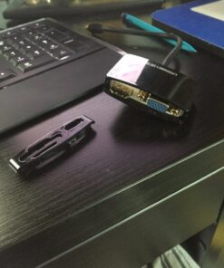 UGREEN Mini DisplayPort to HDMI VGA Adapter, 4K Thunderbolt 2 Adapter 2 in 1 Mini DP Converter Compatible with MacBook Pro MacBook Air iMac Surface Pro 1 2 3 4 6 Surface Laptop 2 ThinkPad X1, Black 24 81mQQBXtL7L