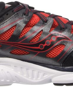 Saucony Men's Zealot ISO Running Shoe 10 Red/Black/Silver 13 81mREoAFH8L