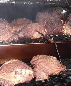 ThermoPro TP-17 Dual Probe Digital Cooking Meat Thermometer Large LCD Backlight Food Grill Thermometer with Timer Mode for Smoker Kitchen Oven BBQ, Silver 2 Probes 35 81mUKMeA77L