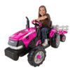 Peg Perego Case IH Magnum Tractor and Trailer 12 Volt Ride on, Pink 24 81mUNK2PxKL