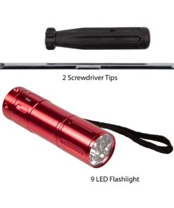 Lifeline AAA Premium Road Kit, 42 Piece Emergency Car Kit with Jumper Cables, Flashlight and First Aid Kit,4330AAA,Black 22 81mUv6NLG7L