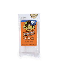 Gorilla Dual Temp Mini Hot Glue Gun Kit with 30 Hot Glue Sticks Mini Hot Glue Gun + 30ct Sticks 31 81mWoTmGOfL