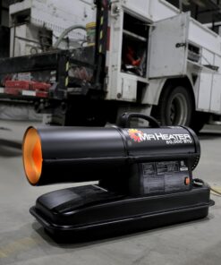 Alternative view of Mr. Heater F270255: 50,000 Btu Forced Air Kerosene Heater, One Size, Black