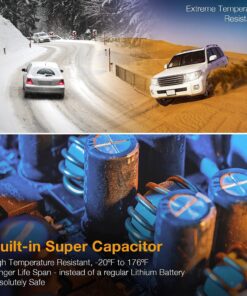 Rexing V1GW-4K Ultra HD Car Dash Cam w/Built-in GPS Logger, 2.4" LCD Screen,Wi-Fi,170° Wide Angle Dashboard Camera Recorder with G-Sensor, WDR, Loop Recording, Supercapacitor, Mobile App, up to 256GB 13 81mXYBhCl L