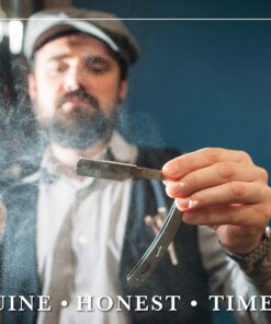 G.B.S Professional Barber Straight Edge Razor Safety with 20-Pack Platinum Blades - 100 Percent Stainless Steel (Chrome) 10 81mXinwYzwL