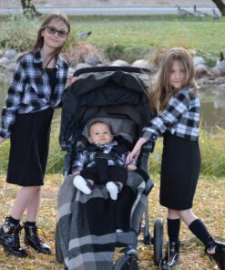 Chicco Bravo 3-in-1 Trio Travel System, Quick-Fold Stroller with KeyFit 30 Infant Car Seat and base | Camden/Black 40 81mYkL FZaL