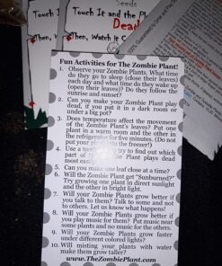 Zombie Plant Greenhouse Grow KIT- (Touch It and It Plays Dead!) Unique Nature Kit- Grow a Fun House Plant That Plays Dead When You Touch It! Comes Back to Life in Minute. Unique Christmas Gift Idea 32 81mYuEyWEL