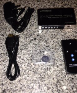 J-Tech Digital 4K@30HZ 4-Port HDMI Switch with PIP, IR, HDCP1.4 Wireless Remote Control, and Auto Switch ON/OFF Functions with Control4 Driver Available 31 81mZlEqN9pL