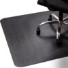 Office Rolling Chair Mat for Hardwood and Tile Floor, Black, Anti-Slip, Non-Curve, Chair Mat Best for Under the Computer Desk , 47 x 35 Rectangular Non-Toxic Plastic Protector, Not for Carpet 4 81ma0Qb939L