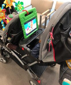 HDE Case for iPad 9.7-inch 2018/2017 Kids Shockproof Bumper Hard Cover Handle Stand with Built in Screen Protector for New Apple Education iPad 9.7 Inch (6th Gen) / 5th Generation iPad 9.7 - Green 36 81makGGaCL