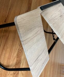 Black Folding Laptop Lap Desk - Wooden Work Table and Stand for Couch, Bed and Sofa Computer Use - Folding Legs, Adjustable Tilt - Use as Reading and Breakfast Tray - by Designstyles Black 26 81mbYhSw82L