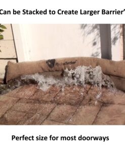 HydraSorber - Sandless Sandbags - Water Absorbent Flood Barrier - 4ft Long X 8in Wide - Three Pack 4 Foot Length (3 Pack) 12 81mbhFLYyEL