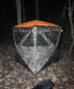 Ameristep Care Taker Kick Out Pop-Up Ground Blind, Premium Hunting Blind Realtree Edge 25 81mc2pxoRWL