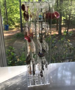 TheJD Foldable Acrylic Earring Screen Stand Holder - Upto 144 Pairs Earring Display Showcase Folderble Stand 21 81mcTCGR6pL