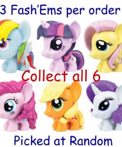My Little Pony Fash'Ems (choices may vary) Blind Pack Capsule - 3 Pack (3 Capsules per order) 7 81mcc S20pL