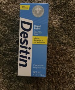 Desitin Daily Defense Baby Diaper Rash Cream with Zinc Oxide to Treat, Relieve & Prevent diaper rash, Hypoallergenic, Dye-, Phthalate- & Paraben-Free, 4 oz 4 Ounce (Pack of 1) 39 81md5w1WqL