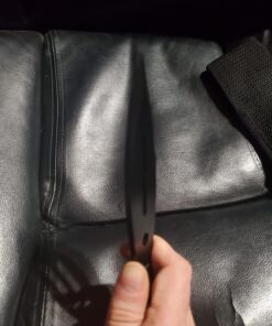 Smith & Wesson Bullseye Throwing Products with Full Tang Stainless Steel Design and Protective Nylon Sheaths for Recreation and Competition 8" Black Throwing Knives 52 81mdNnKsRL