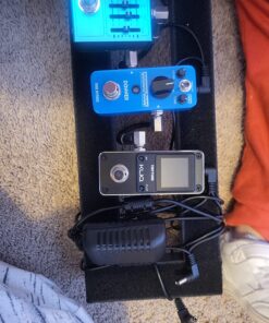 KLIQ TinyTune Tuner Pedal for Guitar and Bass - Mini - Chromatic - with Pitch Calibration and Flat Tuning (Power Supply Required) 39 81mdxBP8JCL