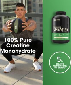 Optimum Nutrition Micronized Creatine Monohydrate Powder, Unflavored, Keto Friendly, 120 Servings (Packaging May Vary) 120 Servings (Pack of 1) 17 81mfBqVxpL 1