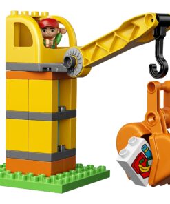 LEGO DUPLO Big Construction Site 10813 Building Set with Toy Dump Truck, Toy Crane and Toy Bulldozer for a Complete Toddler Construction Toy Set (67 Pieces) 23 81mfDj7 rDL