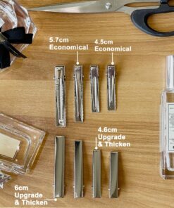 HiJeaton 60Pcs Alligator Hair Clips for Hair Bows,(6cm/2.36") Bow Clips Bulk, Gator Metal Clip, Hairdresser Clips for Bow Making, Large Plain DIY Clips Supplies for Crafts (6cm/2.36") 6cm (60Pcs Upgrade & Thicken) 10 81mh0qrbwYL 1