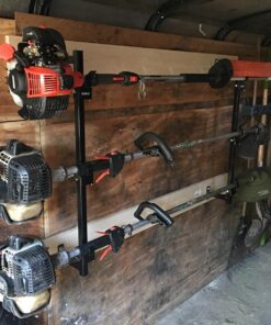 Buyers Products LT12 Landscape Trimmer Edger Locking Rack for Enclosed Trailers & Walls Holds 3 Yard Lawn Weed Whackers Tools, Pack of 1, Black Trimmer Rack 23 81mi yZXFkL