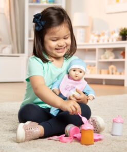 Melissa & Doug Mine to Love Time to Eat Doll Accessories Feeding Set (8 pcs) , Pink 14.3 x 11.2 x 2.8 Multi-color 21 81mkpfTDAJL