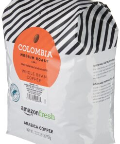 Alternative view of Amazon Fresh Colombia Whole Bean Coffee, Medium Roast, 32 Ounce Colombia, Medium Roast 2 Pound (Pack of 1)