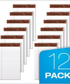 TOPS 5 x 8 Legal Pads, 12 Pack, The Legal Pad Brand, Narrow Ruled, White Paper, 50 Sheets Per Writing Pad, Made in the USA (7500) 16 81mlQ4iMVNL