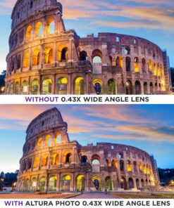 52MM 0.43x Altura Photo Professional HD Wide Angle Lens (w/Macro Portion) for Nikon D7100 D7000 D5500 D5300 D5200 D5100 D3300 D3200 D3100 D3000 DSLR Cameras 52MM 39 81mnWT1lKyL