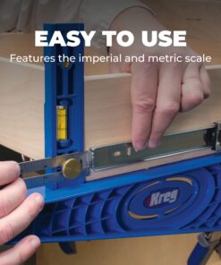 Kreg KMA2900 Multi-Mark Multi-Purpose Marking & Measuring Tool, Alloy Steel - Measuring Tools for Woodworking - Measurement Tool - Carpentry Tools & Accessories Blue 16 81mnfi WVUL