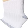Hanes Women's Value, Crew Soft Moisture-Wicking Socks, Available in 10 and 14-Packs White - 10 Pack 5-9 34 81mobFPzsvS