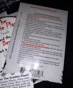 Zombie Plant Greenhouse Grow KIT- (Touch It and It Plays Dead!) Unique Nature Kit- Grow a Fun House Plant That Plays Dead When You Touch It! Comes Back to Life in Minute. Unique Christmas Gift Idea 33 81mq6TUlzHL