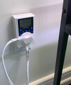 Timer Outlet, Nearpow Multifunctional Infinite Cycle Programmable Plug-in Digital Timer Switch with 3-Prong Outlet for Appliances, Energy-Saving Timer, 15A/1800W Blue 1 45 81mqRTdjFL