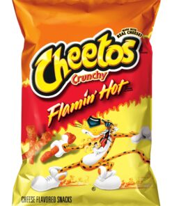 Cheetos Cheese Flavored Snacks, Crunchy Flamin' Hot, 9.5 Ounce
