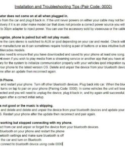 Bovee 1000 - Wireless Music Interface Adaptor Compatible with Audi, Mercedes, and Volkswagen car kit with 30 pin iPod Connector - Compatible with iPhone and Android 15 81mri2Bh7EL