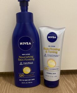 Nivea Skin Firming and Toning Body Gel Cream with Q10, Firming Body Cream, Moisturizing Skin Cream, 6.7 Oz Tube Skin Firming Gel 39 81msHKPaT3L