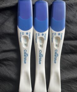 Clearblue Rapid Detection Pregnancy Test, Home Pregnancy Kit, 3 Count 3 Count (Pack of 1) 32 81mt7UkYgL